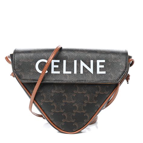 fashionphile celine triomphe|celine triomphe crossbody bag.